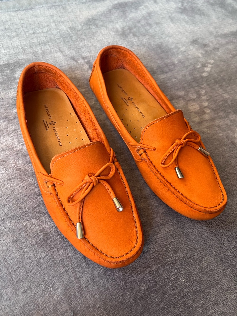 Mercanti Fiorentini Women's Driving Moccasin Loafers Sz 6 B Slip On Casual Soft